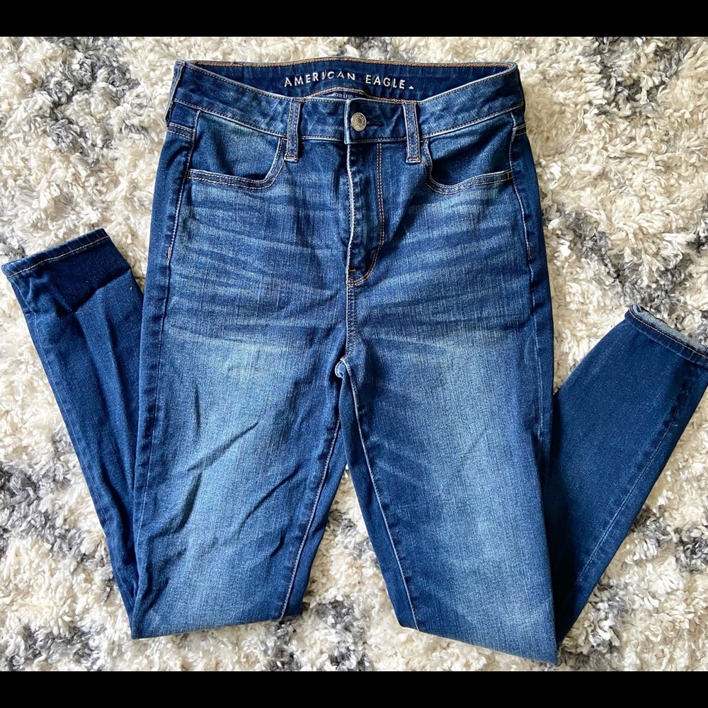 American Eagle super hi-rise jeggings